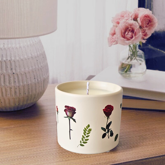 Reusable Ceramic Jar Candle