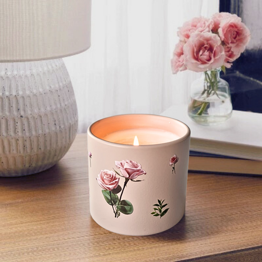 Reusable Ceramic Jar Candle