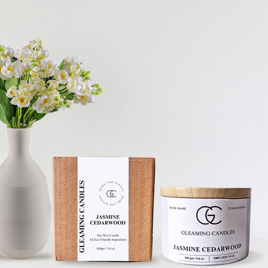 Jasmine Cedarwood Scented Candle