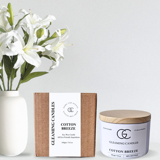 Cotton Breeze Scented Candle