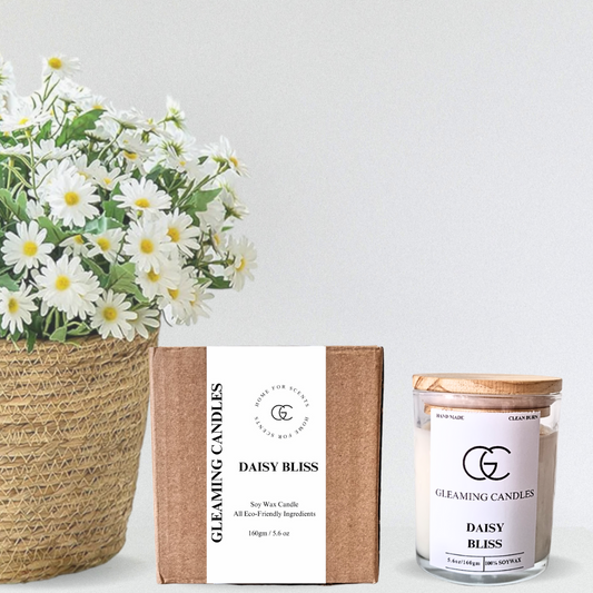 Daisy Bliss Scented Candle (Jar)