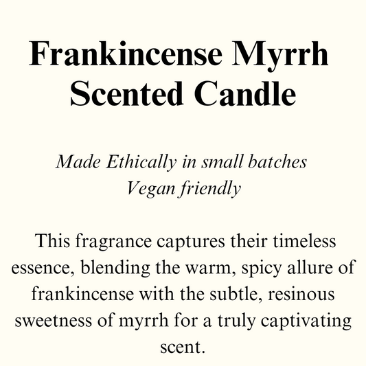 Frankincense Myrrh Scented Candle