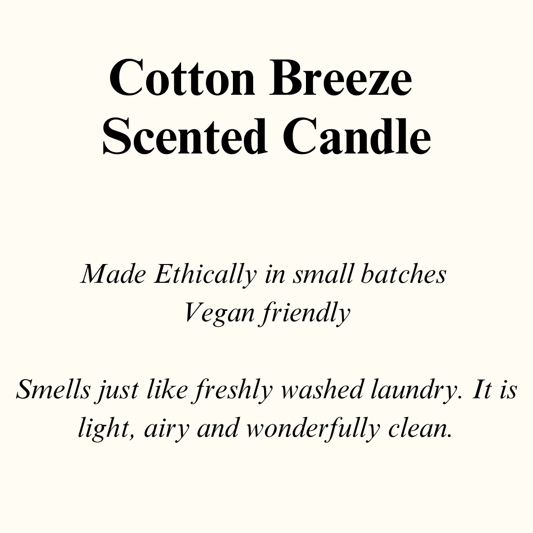 Cotton Breeze Scented Candle