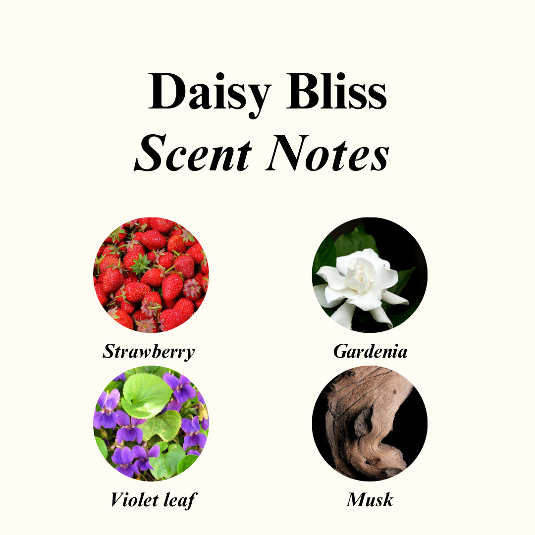 Daisy Bliss Scented Candle (Jar)