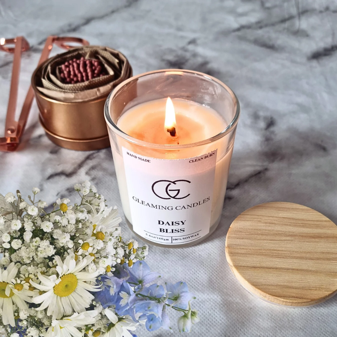 Daisy Bliss Scented Candle (Jar)