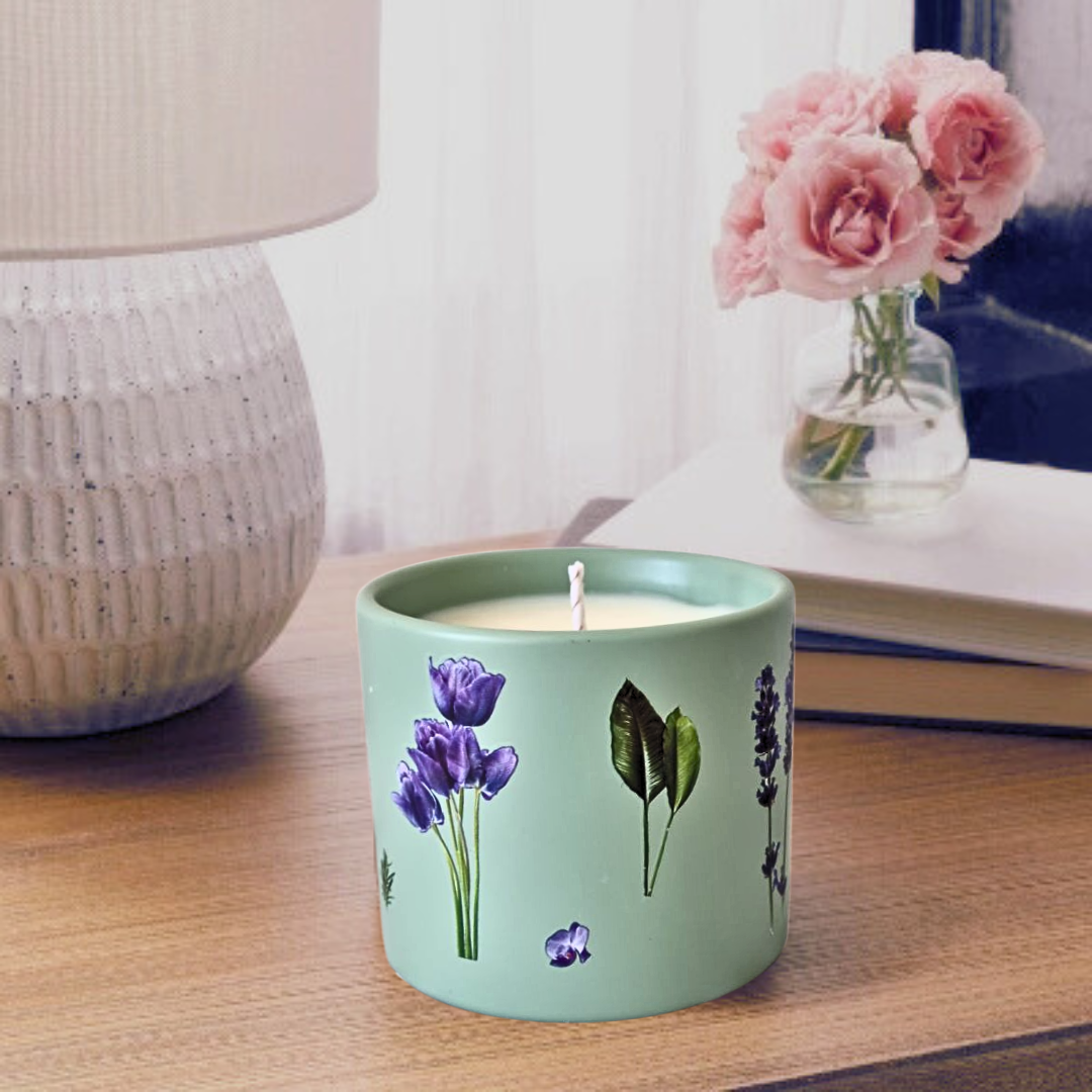 Reusable Ceramic Jar Candle
