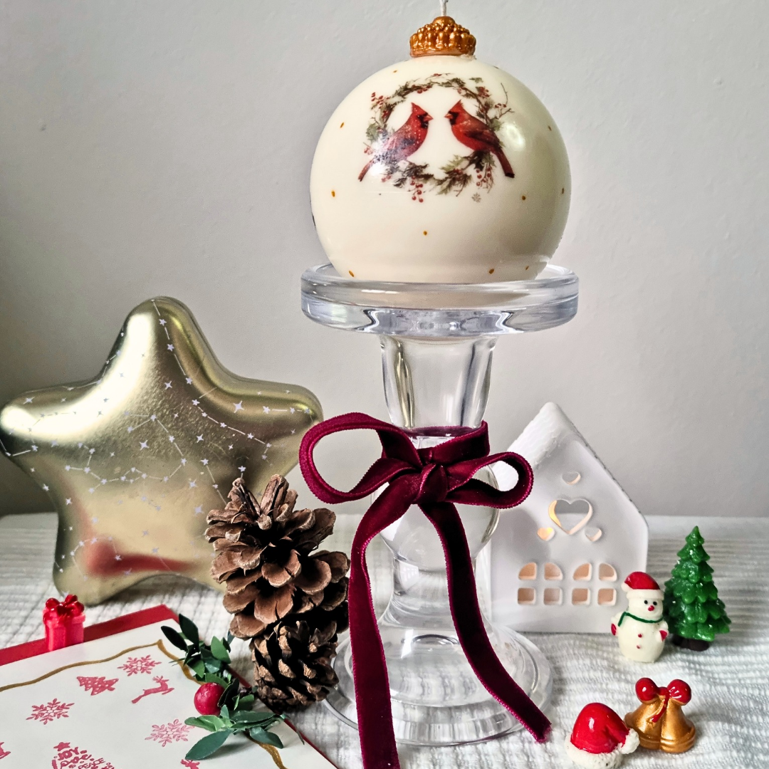 Merry Bauble Candle