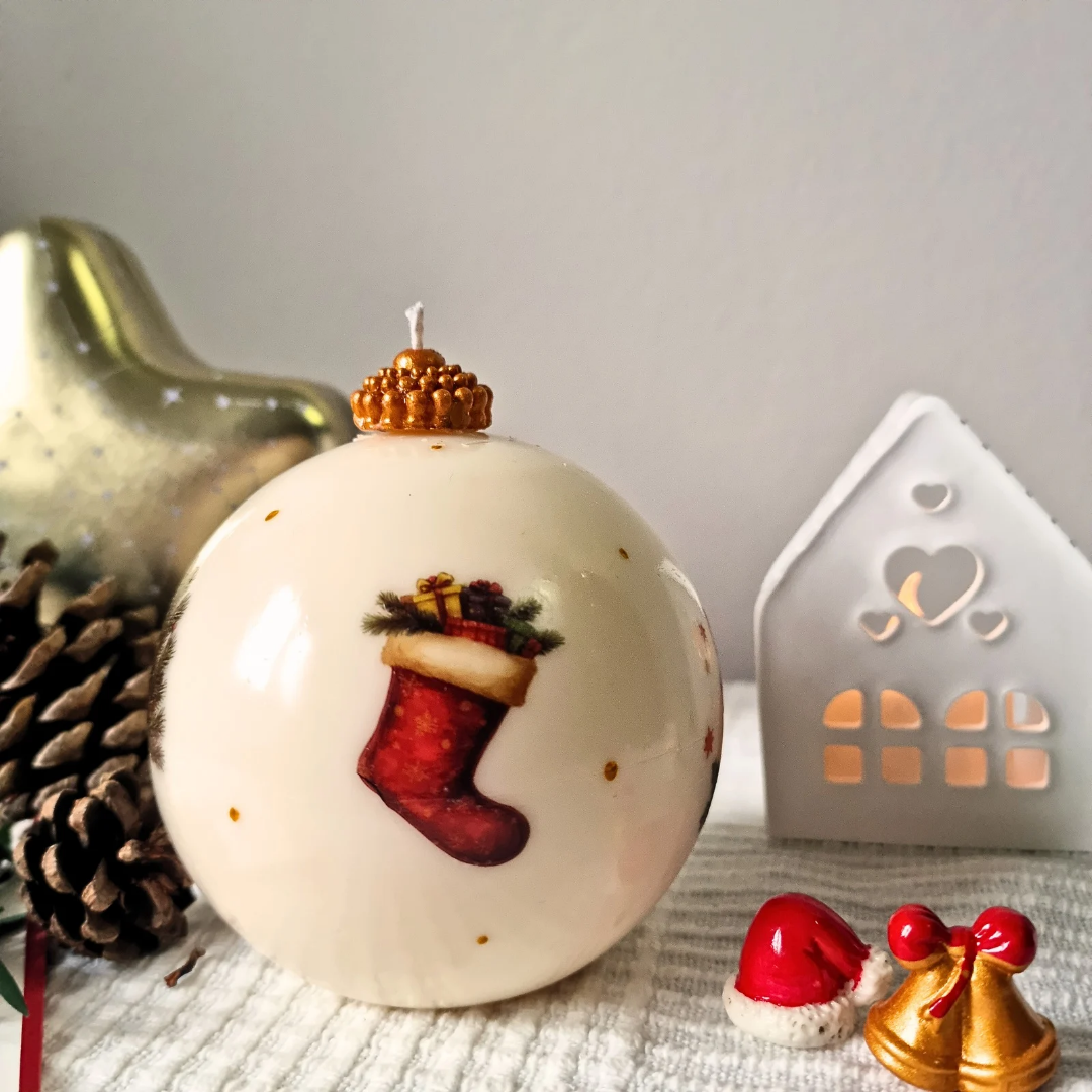 Merry Bauble Candle