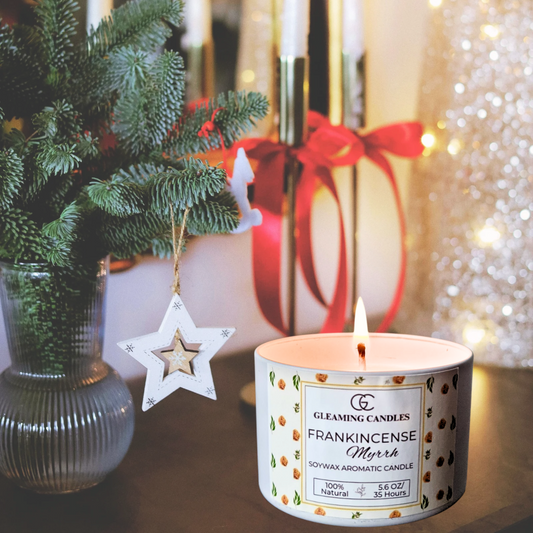 Frankincense Myrrh Scented Candle